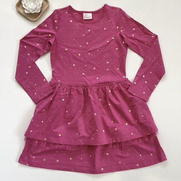 NWT Hanna Andersson Pink Star Dress